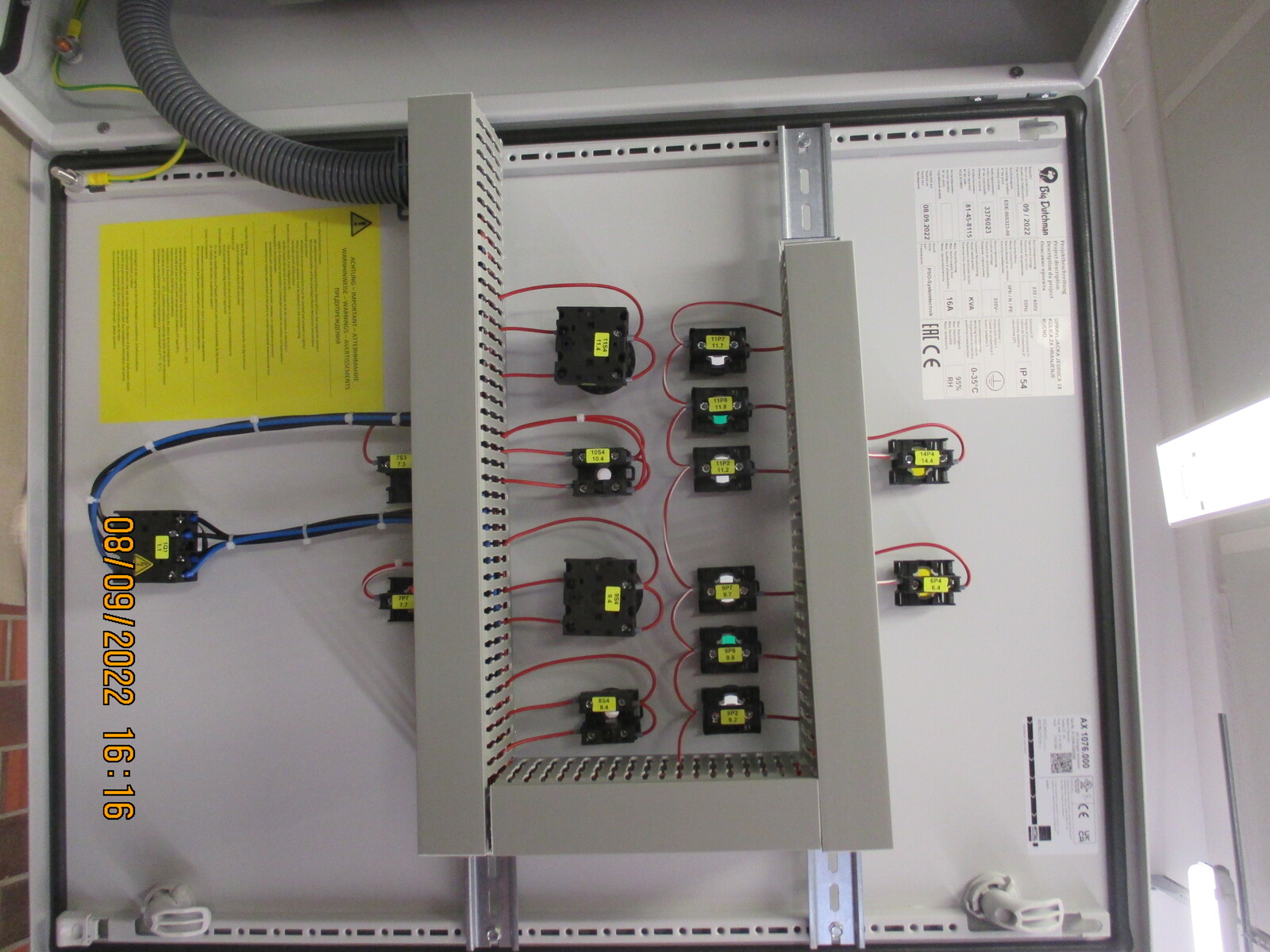 Control cabinet feed wagon manual